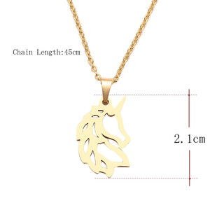 Jewelry - Stainless Steel Gold Quarter Horse Necklace Jewelry - Stainless Steel Gold Quarter Horse Necklace
